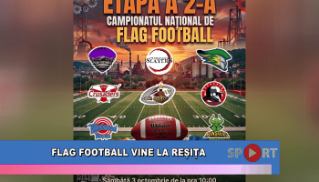 Flag Football vine la Reșița