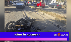 Rănit în accident