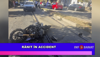 Rănit în accident