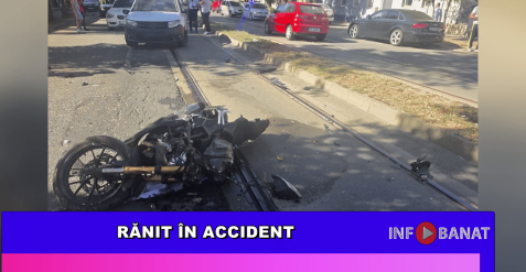 Rănit în accident
