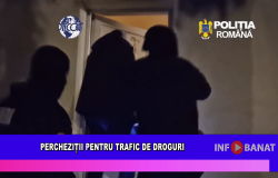 Percheziții pentru trafic de droguri