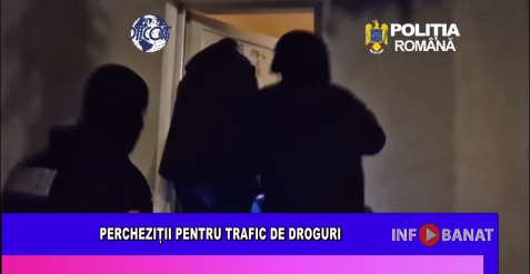 Percheziții pentru trafic de droguri
