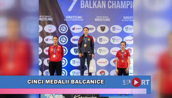 Cinci medalii balcanice