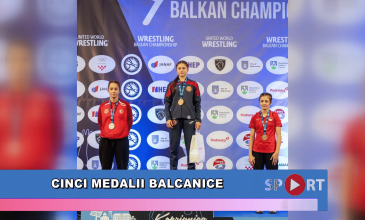 Cinci medalii balcanice