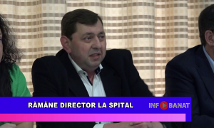 Rămâne director la spital