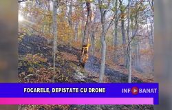Focarele, depistate cu drone