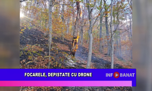 Focarele, depistate cu drone
