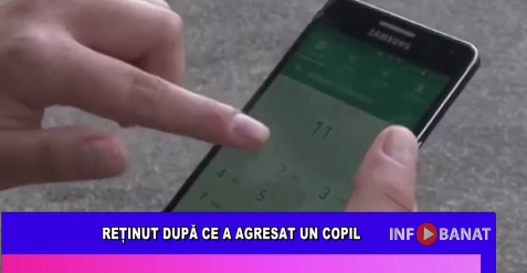 Reținut după ce a agresat un copil