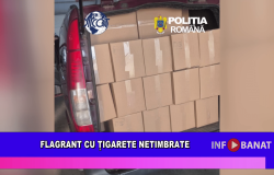 Flagrant cu țigarete netimbrate