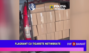 Flagrant cu țigarete netimbrate
