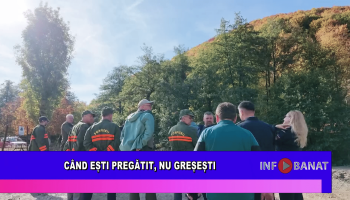 Când ești pregătit, nu greșești
