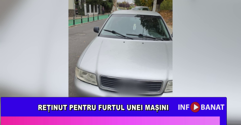 Reținut pentru furtul unei mașini